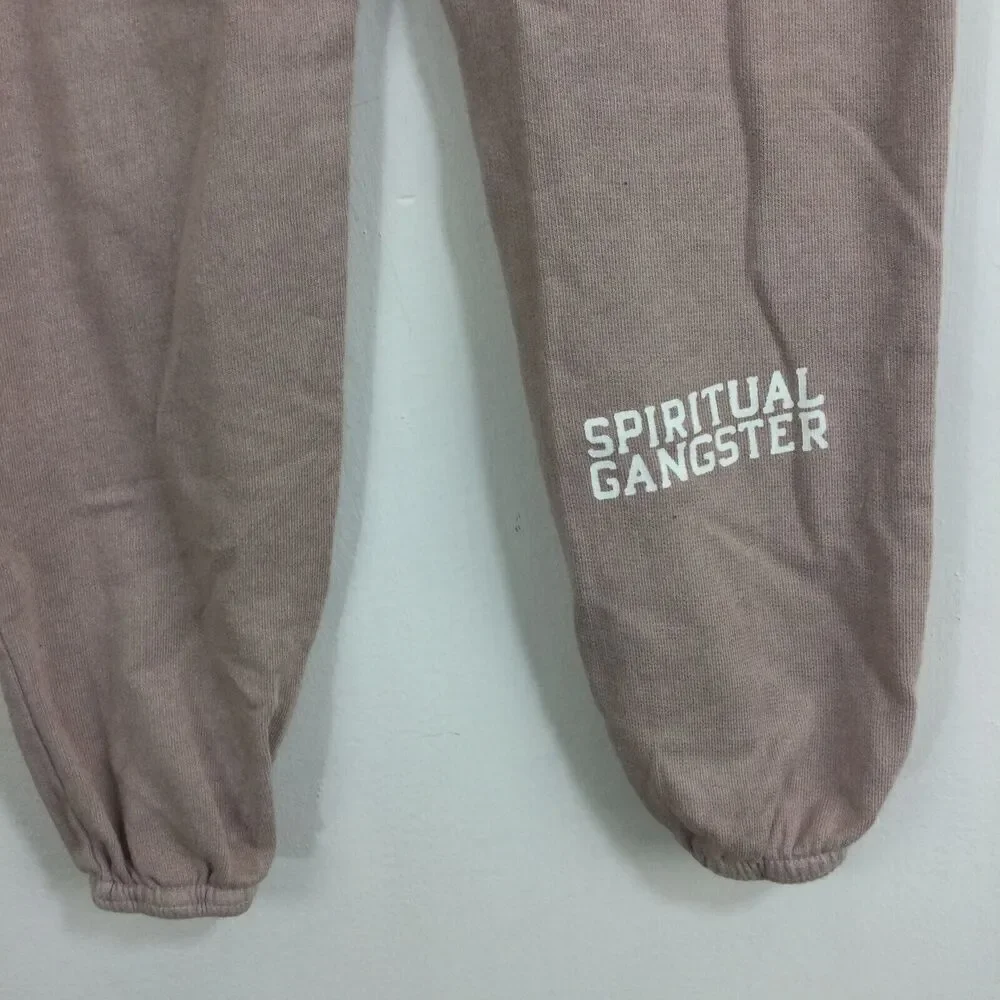 Spiritual Gangster Kids Girls Jogger Casual Sweatpants Pants Mauve Size 5